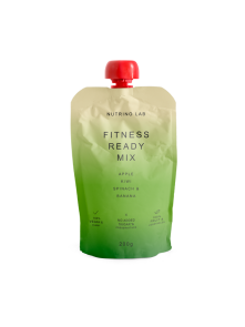 Nutrino Lab fitness snack jabolko, kivi, špinača in banana v embalaži 200g
