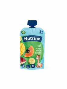 Nutrino sadni pire jabolko, mango, papaja in banana v embalaži 100g