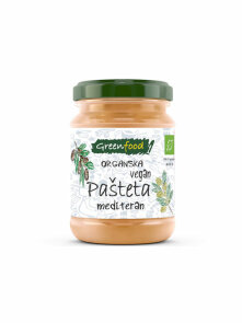 Veganska pašteta Mediteran - Ekološka 145g Greenfood