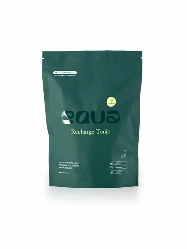Napitek na osnovi elektrolitov Recharge tonic Limona in Zeleni čaj 20x4,5g - Equa