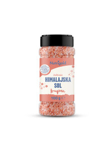 Nutrigold steklenička himalajska sol groba jodirana v emablaži 100g