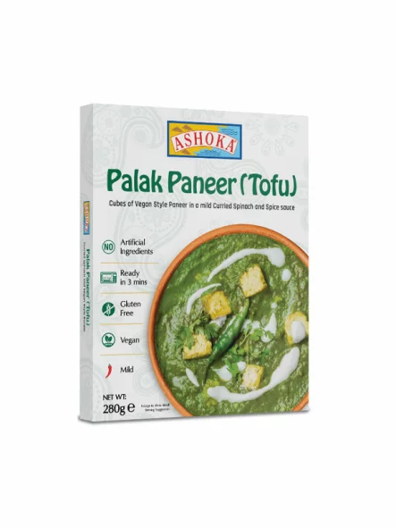 Ashoka instant tofu palak paneer ekološki v embalaži 280g