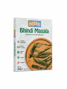 Ashoka instant bhindi masala brez glutena v embalaži 280g
