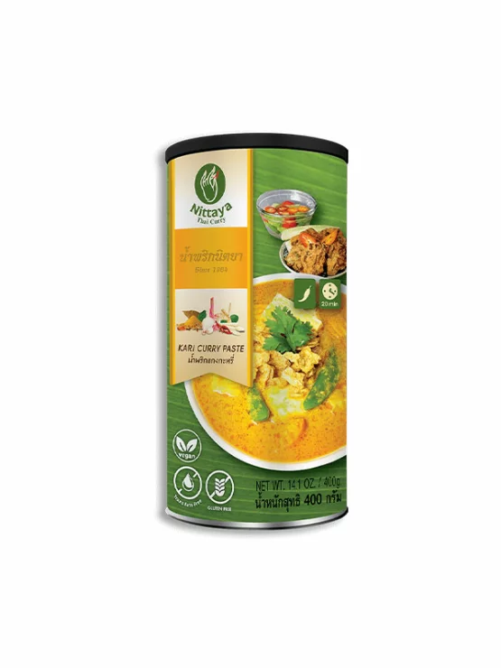 Nittaya rumena curry pasta v embalaži 400g