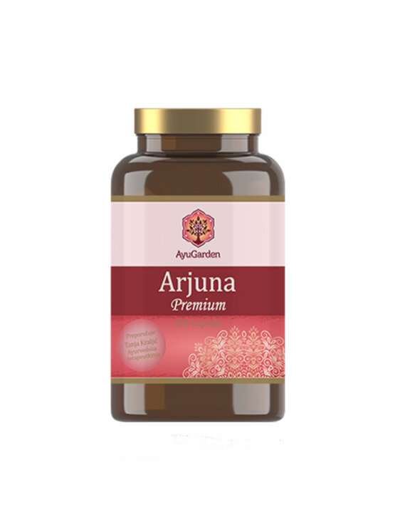 AyuGarden arjuna premium vsebuje 200 kapsul