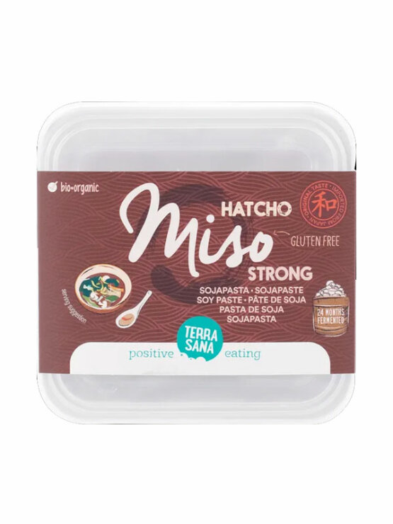 Terrasana hatcho miso strong brez glutena v embalaži 300g