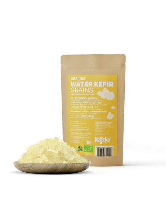 Kefirko kefirjeva zrna vodna ekološka v embalaži 5g