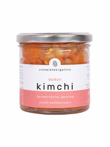 Completeorganics fermentirana zelenjava kimchi & daikon ekološki v stekleni embalaži 240g