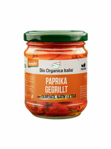 Bio Organica Italia paprika pečena v olju brez glutena ekološka v embalaži 190g