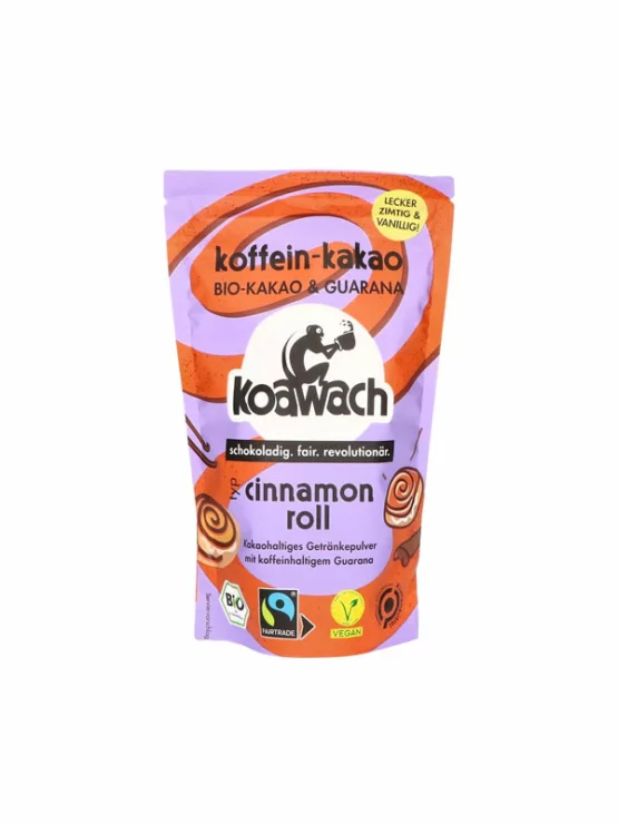 Koawach prah za kakavov napitek cinnamon roll ekološki v embalaži 100g