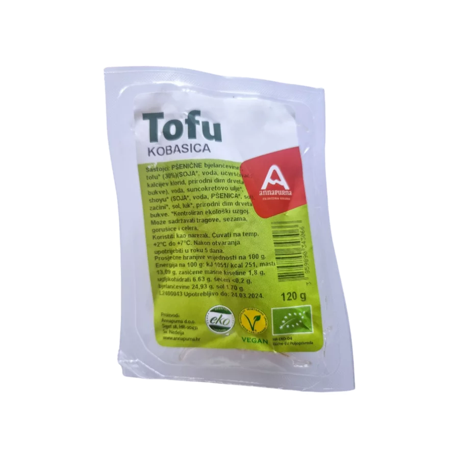 Annapurna Tofu kobasica organska u pakiranju od 120g