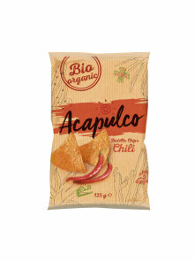 Acapulco tortilla čips čili ekološi v embalaži 125g