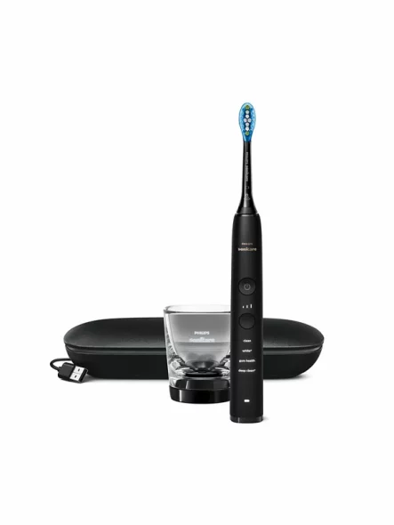 Sonična električna zobna ščetka Diamond clean z aplikacijo Črna - Philips