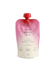 Very Berry snack - jabolko, jagoda, malina, oves in lanena semena - 180g Nutrino