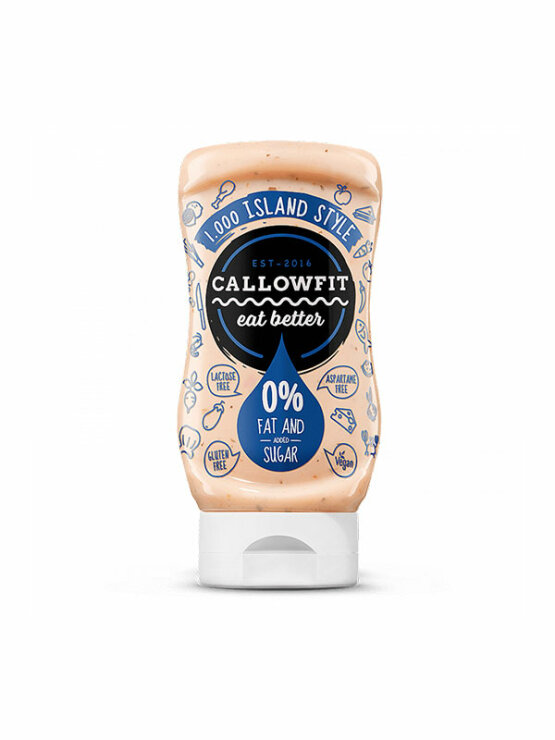 Callowfit 1000 islands omaka brez glutena in dodanega sladkorja v embalaži 300ml
