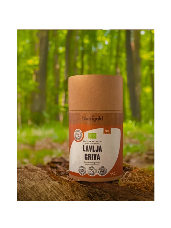 Levja griva v prahu - Ekološka 150g Nutrigold