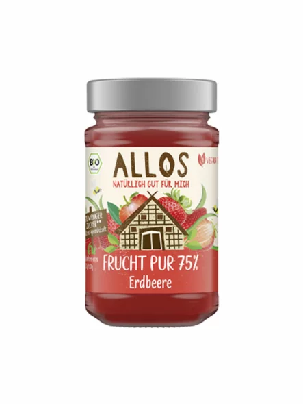 Allos namaz iz 75% jagode v embalaži 250g