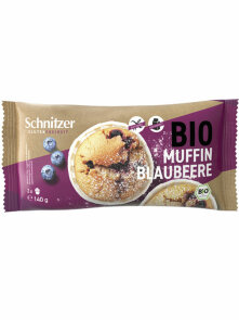 Muffin Borovnica Brez glutena - Ekološki 140g Schnitzer