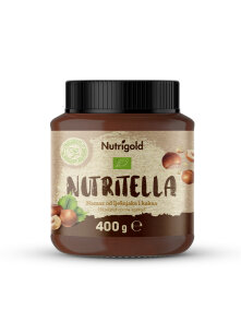 Nutrigold nutritella lešnikov namaz ekološki v embalaži 400g