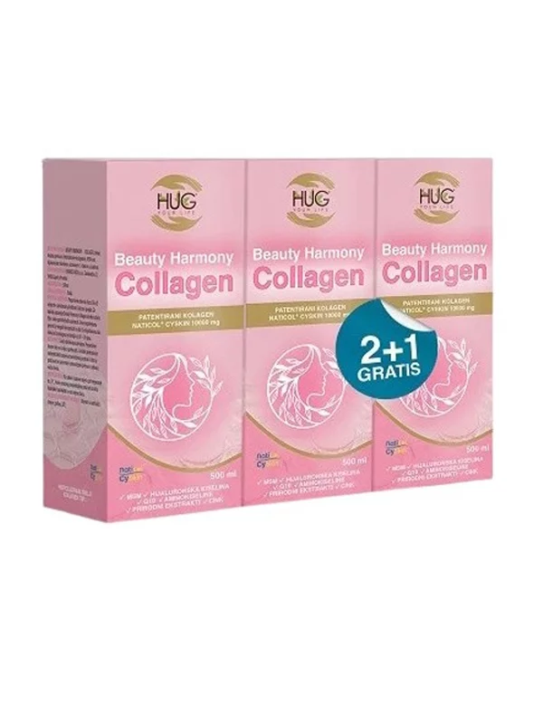 Hug Your Life 2+1 gratis beautiy harmony collagen 3x500 ml