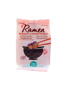 Terrasana ramen rezanci iz ajde s shiitake gobami v embalaži 280g