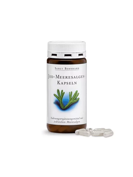 Krauterhaus morska alga fucus jod v embalaži vsebuje 180 kapsul