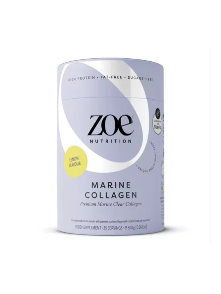 Zoe Nutrition premium marine kolagen lemon v embalaži 300g