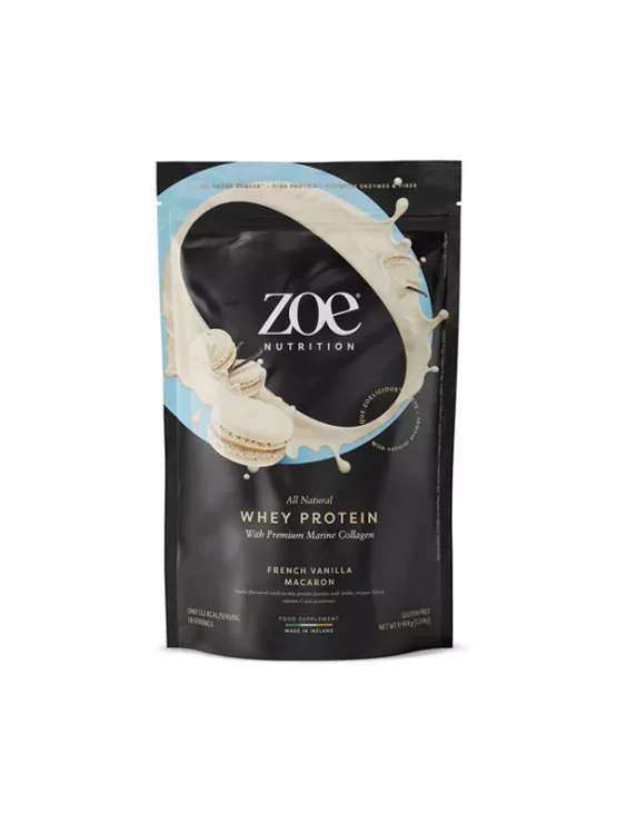 zo Nutrition whey beljakovine french vanilla macaron v embalaži vsebuje 454 g