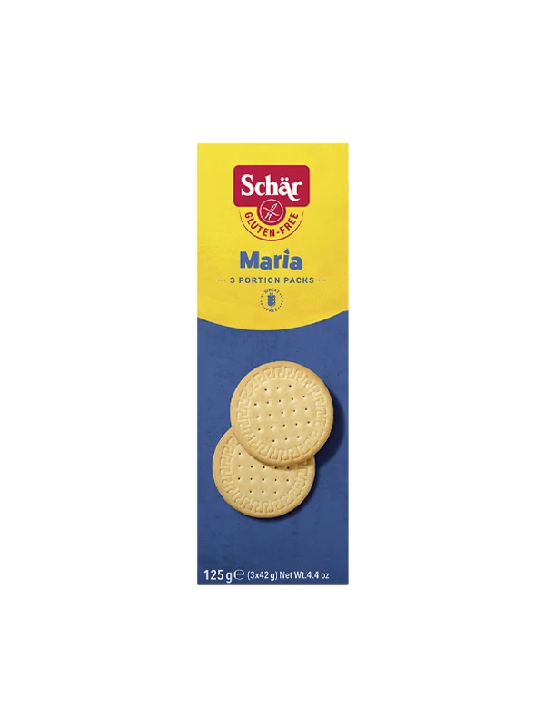 Schar brezglutenski piškoti v embalaži 125g