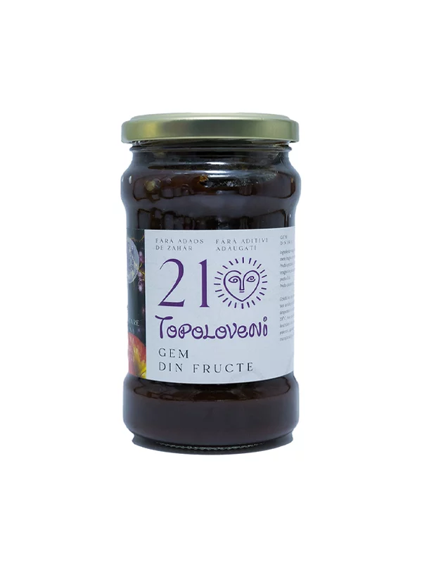 Topoloveni džem iz mešanega sadja v steklenički 360 g