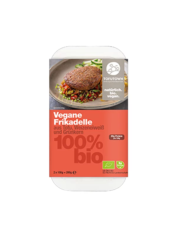 Tofutown ekološke veganske mesne kroglice v embalaži vsebuje 200 g