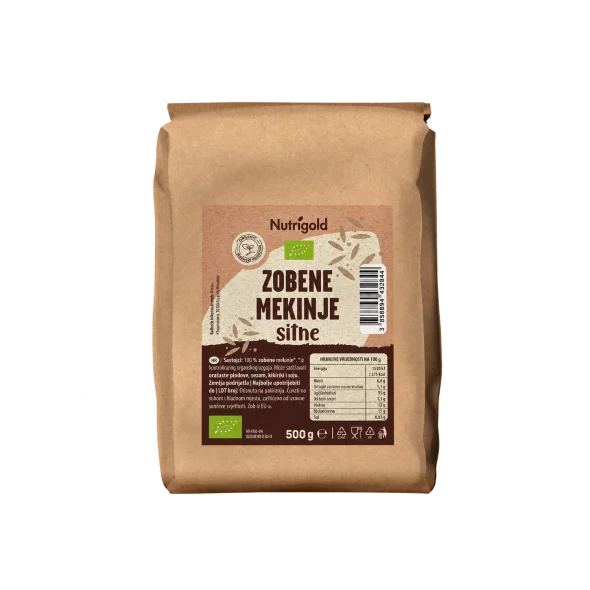 Ovseni otrobi - Ekološki 500g Nutrigold