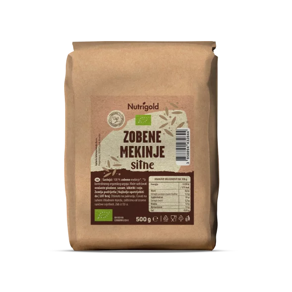 Ovseni otrobi - Ekološki 500g Nutrigold