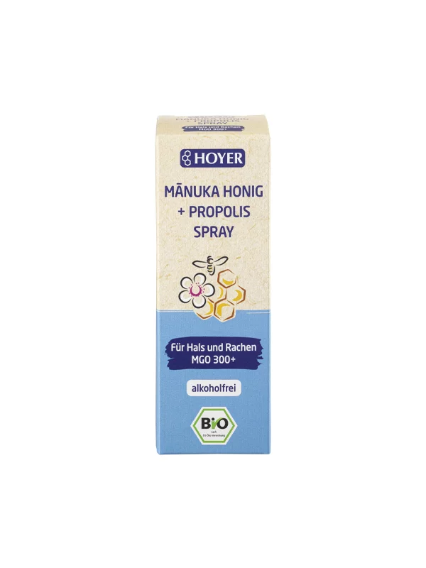 Hoyer manuka med & propolis v spreju ekološki v embalaži 20ml