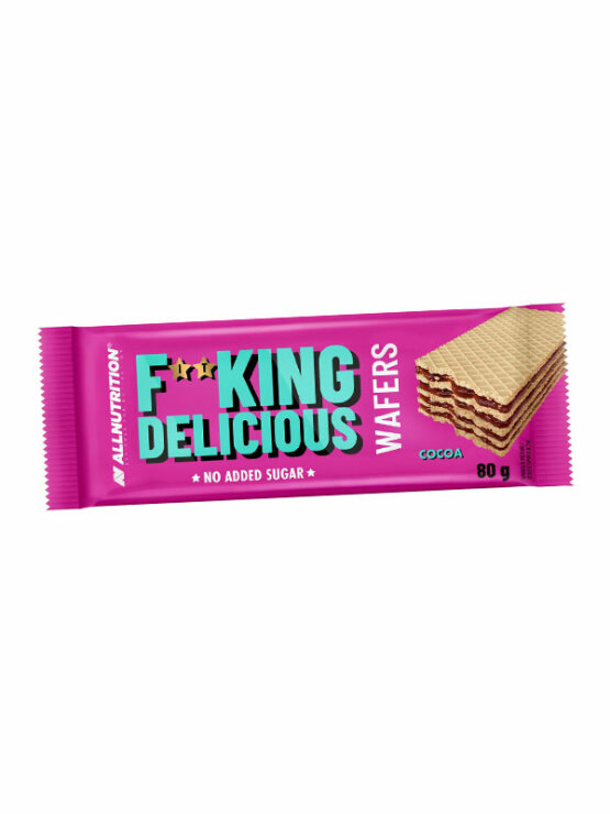 All Nutrition hrustljavi vaflji brez dodanega sladkorja v embalaži 80g