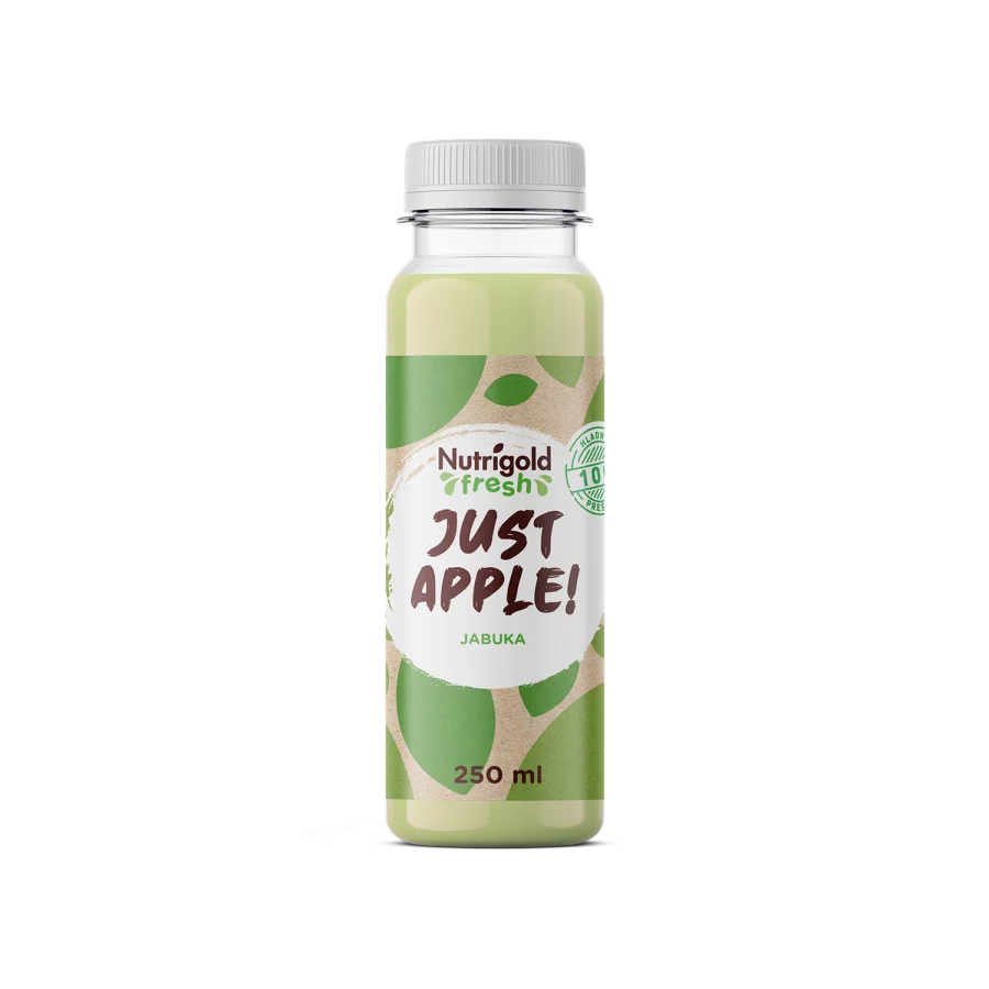 Nutrigold Fresh Jabolčni sok - Hladno stiskan 250ml