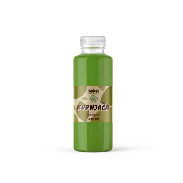 Sok iz avokada, kumar, špinače in jabolk - Hladno stiskan 250ml - Nutrigold Fresh