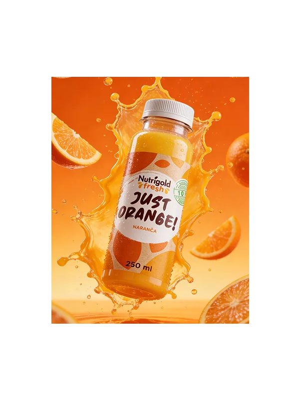 Nutrigold Fresh Pomarančni sok - Hladno stiskan 250ml