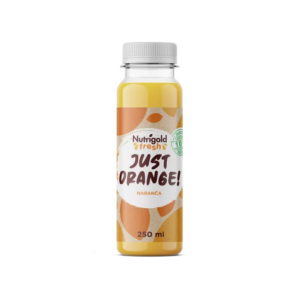 Nutrigold Fresh Pomarančni sok - Hladno stiskan 250ml