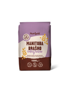 Nutrigold Manitoba - Polnozrnata pšenična moka v papirnati embalaži 1000g