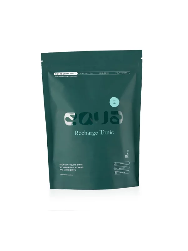 Equa Napitak na bazi elektrolita Recharge tonic Limeta i Menta u pakiranju sa 20 vrećica od 4,5g