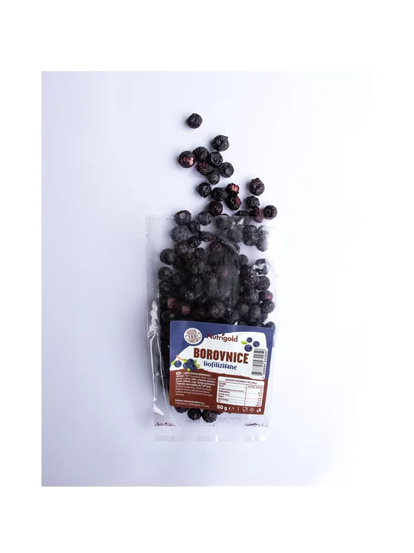Liofilizirane borovnice - 50 g Nutrigold