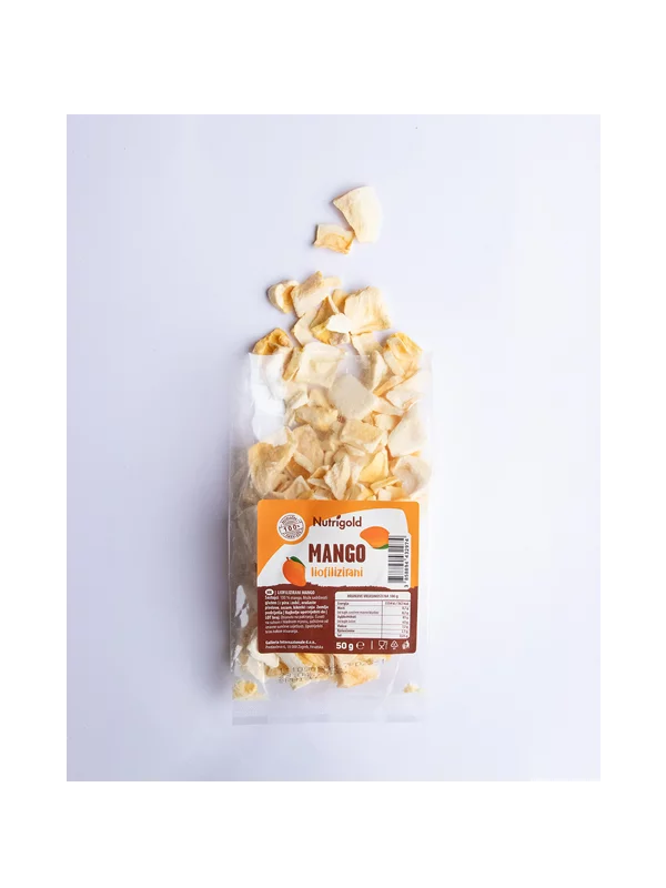 Liofiliziran mango - 50g Nutrigold