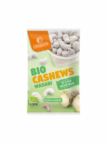 Indijski oreščki z wasabijem Brez glutena - ekološki 50g Landgarten
