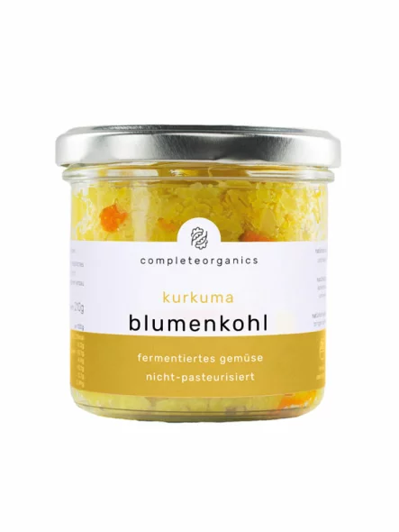 Fermentirana zelenjava Cvetača & Kurkuma - Ekološko 230g completeorganics