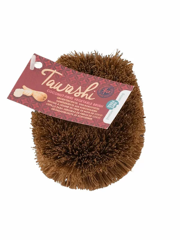 Terrasana Krtača za zelenjavo iz kokosovih vlaken Tawashi