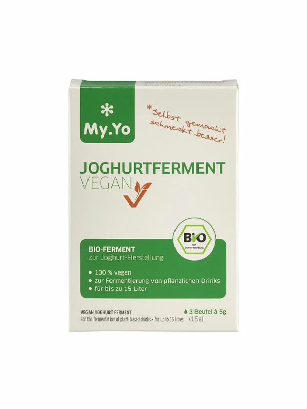 Veganska starter kultura za jogurt My.Yo - Ekološka v paketu s 3 vrečkami po 15 g