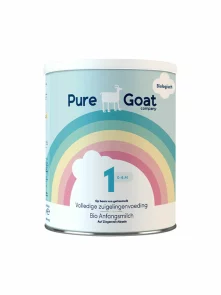 Začetna formula za dojenčke na osnovi kozjega mleka 1 (od rojstva) - Ekološka 400 g Pure Goat