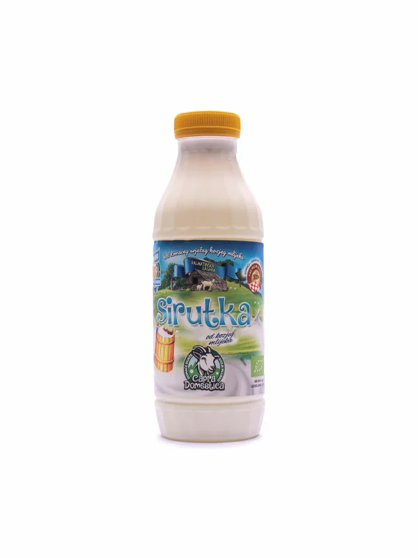 Capra Domestica Sirotka iz kozjega mleka - Ekološka v steklenički 500 ml