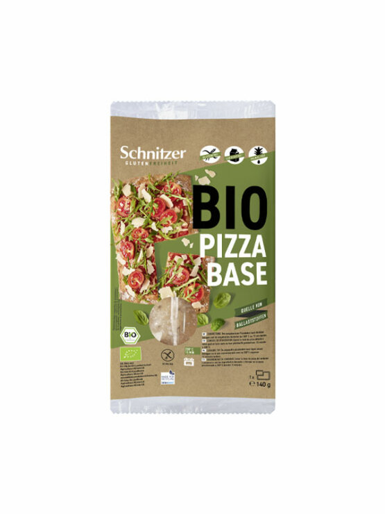 Schnitzer Brezglutensko testo za pico - Ekološko v embalaži 140g